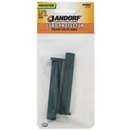 Jandorf Cable Protector, 3 in L, Rubber, Black 3396033